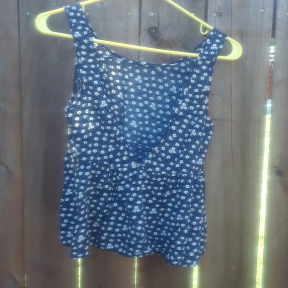 Forever 21 Floral low back baby doll summer top - Picture 3 of 5
